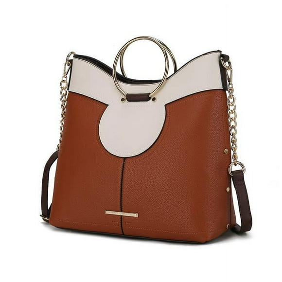 MKF Collection by Mia K. MKF-X438COG Kylie Top Handle Satchel