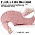 thumbnail image 4 of BERANMEY Women's Fuzzy Memory Foam Slippers Ultra Plush Warmth Memory-Foam Support & Stylish Cozy Design Non-Slip Rubber Sole Indoor & Outdoor House Slippers for Women Perfect Christmas Gift, 4 of 8
