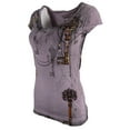 thumbnail image 6 of Archaic by Affliction Women's T-shirt Tainted Lover, 6 of 8