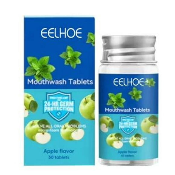 yievot Natural Mouthwash Tablets - Mouth And Breath Freshening Tablets With Sodium Bicarbonate And Menthol - Vegan, Cruelty And Fluoride Free - Spearmint