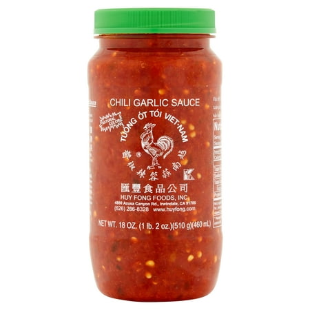 (3 Pack) Huy Fong Foods Chili Garlic Sauce , 18