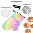 thumbnail image 3 of Cauagu Fish Scale Print Oven Mitts and Pot Holders 4 pcs Set,Extra Thicken Long Kitchen Oven Glove Potholders BBQ Gloves-Oven Mitts and Pot Holders(11 Inch), 3 of 6