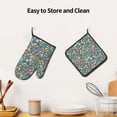 thumbnail image 6 of Gaeub Foxes and Birds in Forest Print Oven Mitts and Pot Holders Sets of 2,Heat Resistant Pad,Cooking Gloves, for Baking BBQ Home Decor, 6 of 7