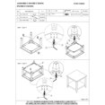 thumbnail image 4 of 3PCS Table Set for Living Room | Modern Design for Home | Gray Brown Wood | Simple Assembly Needed, 4 of 5