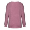 thumbnail image 4 of Hauts pour Femmes Décontractés Imprimés de Noël à Manches Longues et Col Rond, Hauts Tendance pour Femmes 2023 en Liquidation, 4 of 5