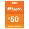 Boost Mobile $50 e-PIN Top Up (Email Delivery)