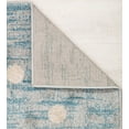 thumbnail image 3 of Isaac Mizrahi Jaxon CM50A Delightfully Dotty Geometric Contemporary Blue Area Rug, 8'3"X10'0", 3 of 6