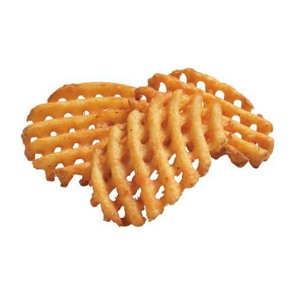 Simplot Seasonedcrisp Savory Batter Lattice Cut French Fry, 4.5 Pound 6 per case.