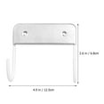 thumbnail image 2 of HINTRMENT Laundry Room Hanger Rack 1Pack Ironing Doard Holder Compact Storage Heat Resistant Bathroom Organizer White, 2 of 7