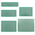 thumbnail image 4 of Unique Bargains Double-Sided PCB Board Printed Circuit Boards Kit 5 Sizes Proto Board for DIY Soldering Electronic Projects 36pcs, 4 of 5