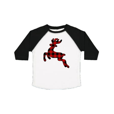 

Inktastic Buffalo Plaid Reindeer Gift Toddler Boy or Toddler Girl T-Shirt