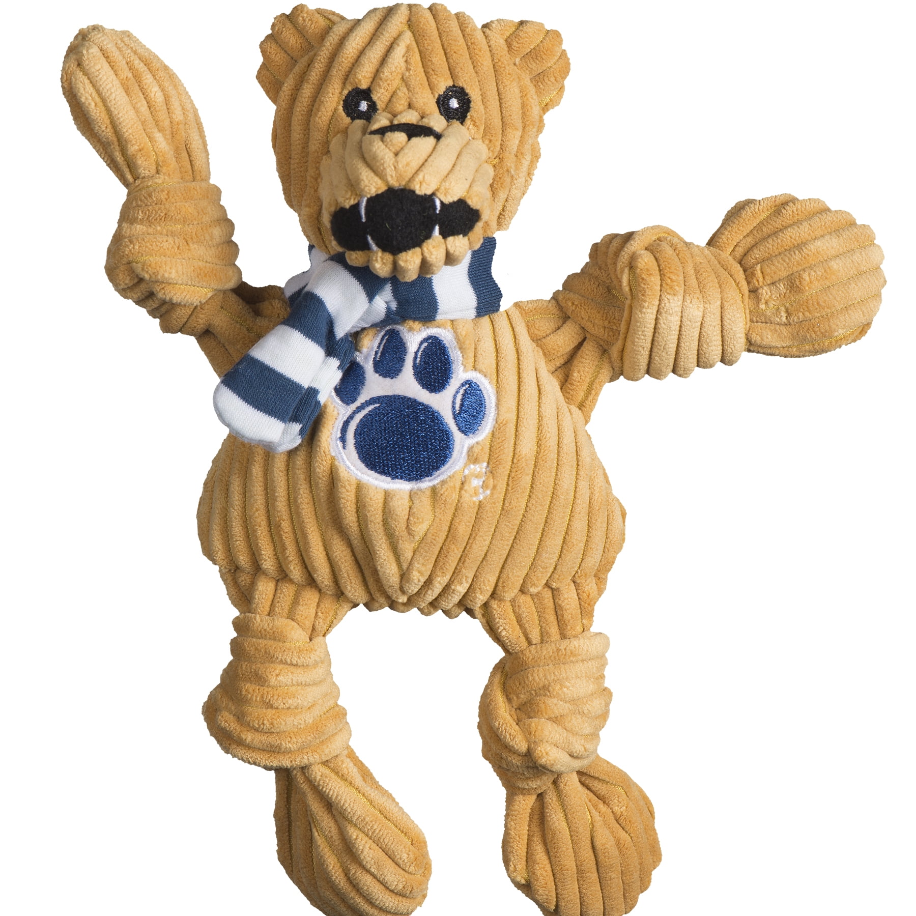 HuggleHounds Mascot Knottie Plush Dog Toy Penn State University