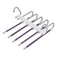 thumbnail image 3 of GUOOL Porte-Pantalons Multifonctionnel 5 en 1 avec Butée Gain de Place Violet Profond, 3 of 9