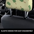 thumbnail image 6 of 2 PCS Car Headrest Cover, Cactus Popsicle Soft Car Seat Head Rest Cover Protector Interior Car Accessories Seat Covers for Cars Truck Auto Only Covers, 6 of 8