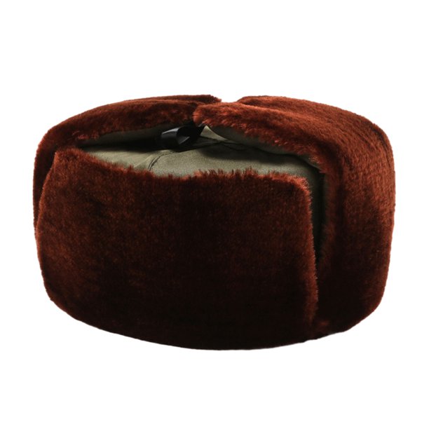 Qarigey Gorro de invierno versátil y moderno para diversas ocasiones, gorro de invierno de algodón elegante y divertido Sombreros café