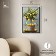 thumbnail image 5 of Lemon Orchard Duet Canvas Lemon Wall Art by Art Remedy, Black Frame, 16" x 24", 5 of 7