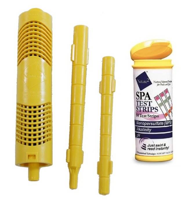 NATURE 2 Zodiac W20750 Spa/Hot Tub Mineral Sanitizer Cartridge Stick+50