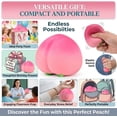 thumbnail image 4 of Peach Squishy Slow Rising Stress Relief Tool Realistic Soft Squeezable Fruit Shape for Adult Anxiety Relief Yellow, 4 of 6