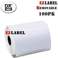 thumbnail image 1 of 100 Rolls EZLabel Dymo Compatible 30252 removable LabelWriter Self-Adhesive White Address Labels, 1-1/8" x 3-1/2", 350 labels/roll, 1 of 1