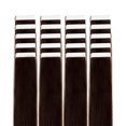 thumbnail image 2 of 20 Pcs Tape in Human Hair Extensions Glue in Hair Extensions Skin Weft Remy Human Hair Long Straight 16-22 Inches Free Tapes, 2 of 7