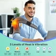 thumbnail image 3 of Heated Shoulder Wrap Shoulder Heating Pads Massager with 3 Heating Setting Left Right Shoulder Massage, 3 of 7