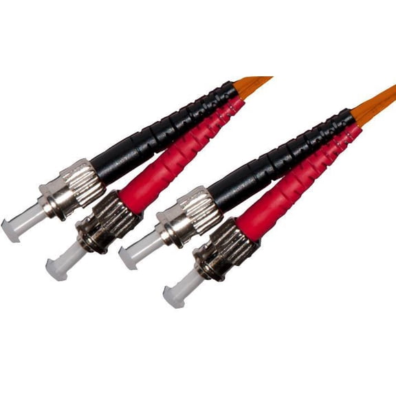 CONNECTIX 1m Optix Multimode OM2 50/125m ST-ST Duplex Fibre Optic Patch Lead