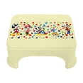 thumbnail image 1 of Bath Stool For Bathroom, Disney Team Mickey Stool For Bathing, Plastic, Lightweight, Versatile & Comfortable Design (Cream) Pack Of 1, 1 of 4