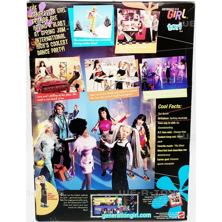 Barbie Generation Girl Dance Party Tori Doll Mattel 1999 #25768