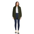 thumbnail image 3 of Time and Tru Women’s and Women’s Plus Faux Shearling Zip Hoodie Jacket, Midweight, Sizes S-3X, 3 of 7