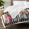 thumbnail image 3 of AISENIN Custom Blanket with Photos Personalized Throws Blanket Customized Picture Blanket for Anniversary Wedding Kids Adults Family Birthday, 3 of 5