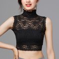thumbnail image 3 of D-GROEE Fake Collars for Women Hollow Out Flower Embroidery Neck Shirt Lace Turtleneck Collar Womens Dicky Detachable Collar, 3 of 8