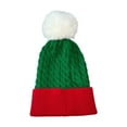 thumbnail image 4 of Gorro navideño de punto para ciclismo y pesca Yuyangstore Verde Rojo, 4 of 8