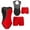 Red, variant on Kids Girls Rhinestone Sleeveless Gymnastics Leotard Ballet Dance Skating with Short Set Tracksuit 6-14 A Red&Black 6