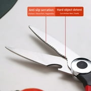 Kitchen Shears Multi Purpose Strong Stainless Steel Kitchen Utility Scissors with Cover Poulry,2 pack, Fish, Meat, Vegetables, Herbs, Bones, Dishwasher Safe
