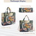 thumbnail image 6 of FORMRS Womens Corduroy Tote Bag Crossbody Shoulder Handbag with Pocket, Colorful Goldfish, 6 of 7