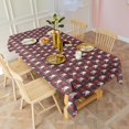 thumbnail image 5 of Red Bigfoot and Heart Pattern Rectangle Tablecloth 60"x102",Waterproof Polyester Rectangle Table Cloth, Wipeable Spillproof Polyester Tablecloth for Dining, Camping, Indoor and Outdoor, 5 of 6
