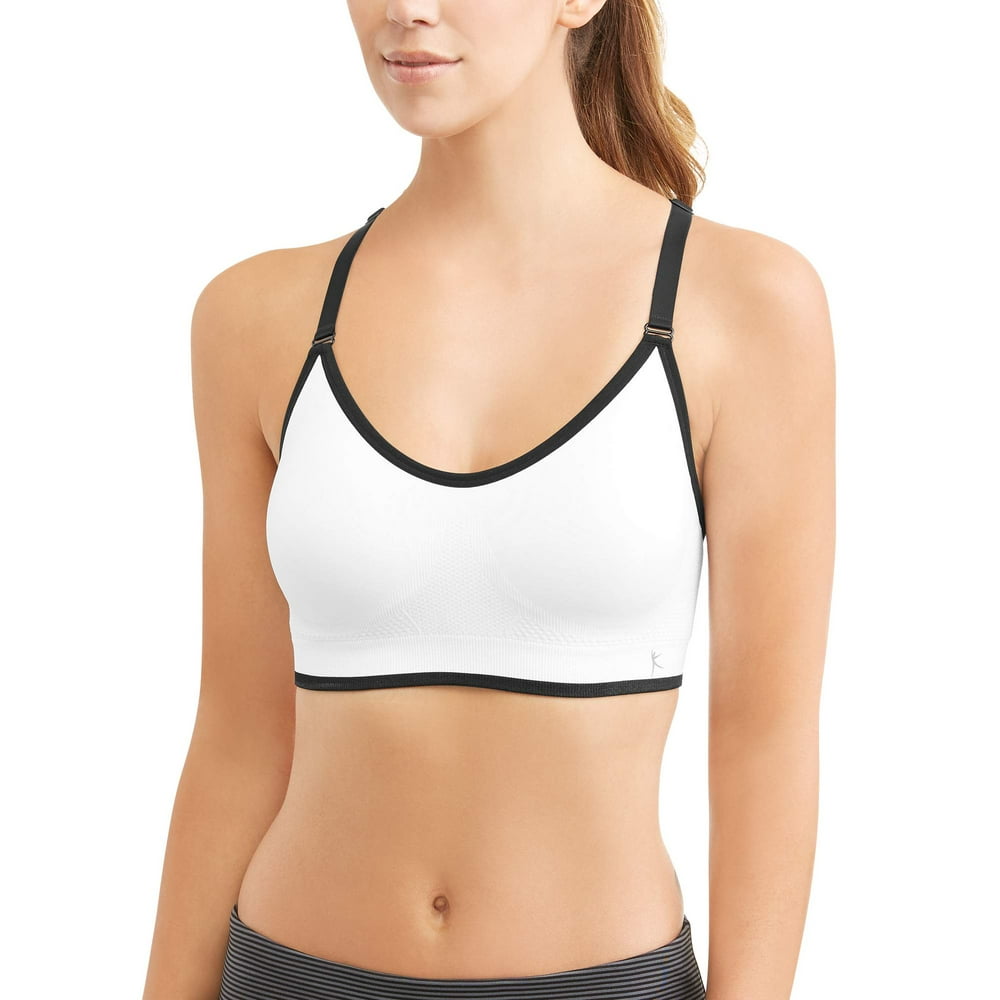 Danskin Now Womens Keyhole Seamless Sports Bra
