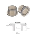 thumbnail image 2 of Uxcell Flanged Sleeve Bearings Plastic Bushings Nylon Bushings, Grey 9.1x11x8mm 4Pcs, 2 of 5