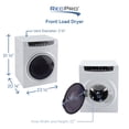 thumbnail image 3 of RecPro RV 2.5 Cu Ft Vented White Dryer | Front Load Dryer, 3 of 9