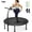 40in Black, variant on BCAN BT4 48" Soft Land Pro Adult Bungee Rebounder Trampoline, Adjustable Tension Bungees, Exercise Trampoline for Adults, Phone Holder & 2 Pairs Socks| FED Fitness