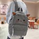 thumbnail image 4 of Fashionable Backpacks Practical Wear Resistant Corduroy Practical Compartment Design Suitable for Professionals Yellow, 4 of 4