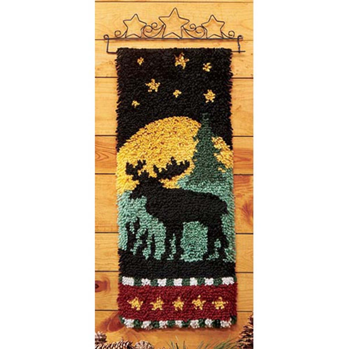 Herrschners® Moose Silhouette Latch Hook Kit