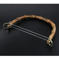 thumbnail image 1 of DIY Real Bamboo Wooden Purse Bag Handle Handbag Replacement , Bronze Buckle, as described, 1 of 8