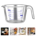 thumbnail image 4 of Glass Measuring Cup Baking Milk Cup Glass Measuring Cup with Scale Kitchen Baking Tool, 4 of 8