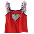 thumbnail image 2 of Little Lass Baby Infant Girl's Heart Tank Top and Skort Set (18 Months), 2 of 4