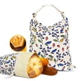 thumbnail image 1 of Bolsas de pan EHZYP forradas con cera de abejas, 43 x 33 cm, reutilizables, paquete de 2 (bayas), 1 of 7