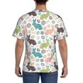 thumbnail image 3 of Qekee Easter Rabbit Classic Fit T-Shirt Men's Shirt Men's Tight Short Sleeves for Exercise, Running, Mountaineering - Easter Rabbit, 3 of 9