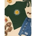 thumbnail image 3 of Vintage Sun Moon Daisy T-Shirt Women -Image by Shutterstock, Female Large, 3 of 4