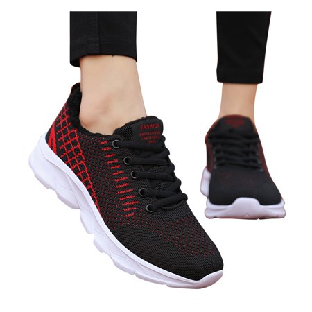 

KaLI_store Sneakers Women Tennis Walking Shoes Non Slip Running Shoes Lightweight Casual Sneakers for Travel Gym Work Woman Waitress Nurse
