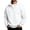 BA27_White, variant on Quarter Zip Sweatshirt for Men Fall Winter Pullover Collar Long Sleeve Sweatshirts Navy S